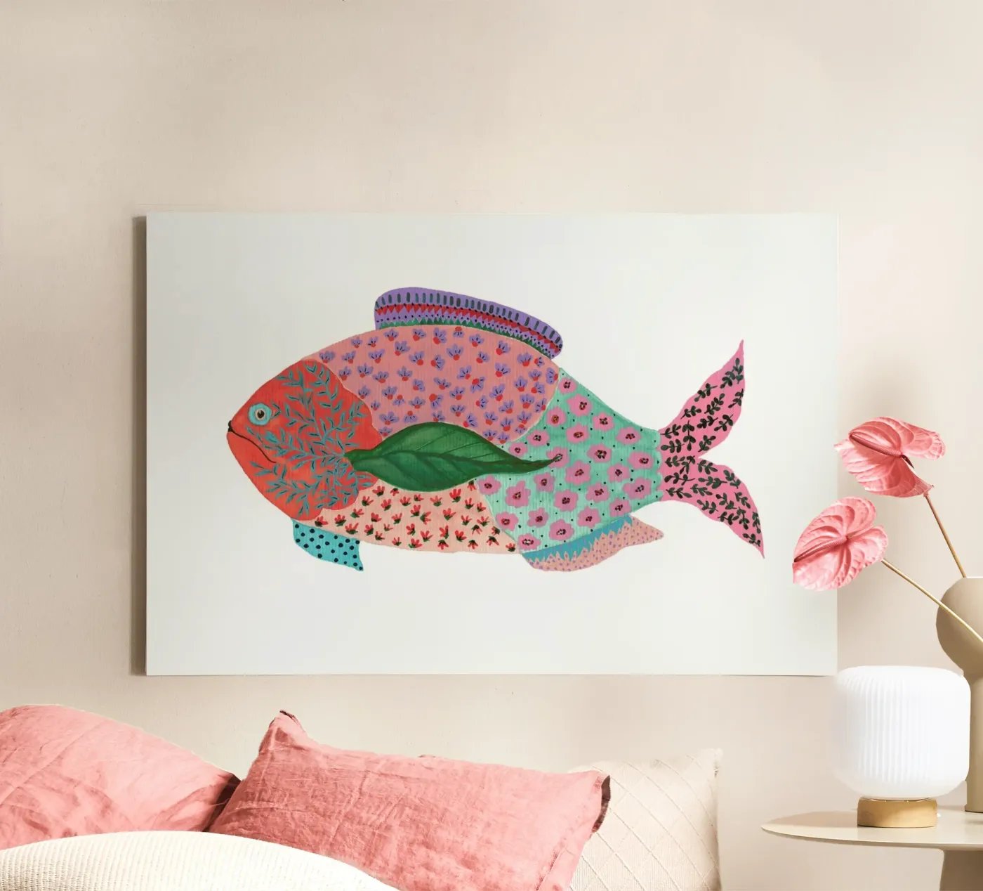Fancy Fish tela da Atelier Mave