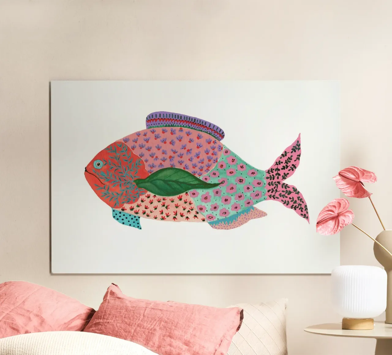 Fancy Fish poster van Atelier Mave