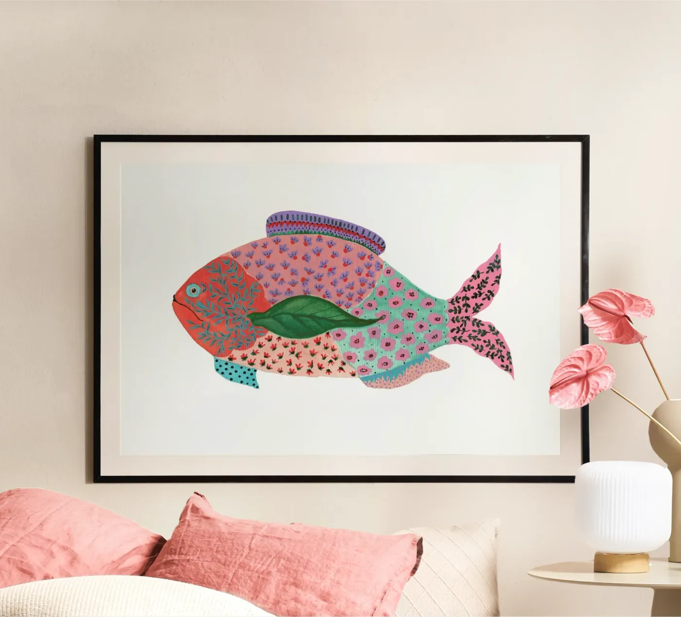 Fancy Fish poster by Atelier Mave