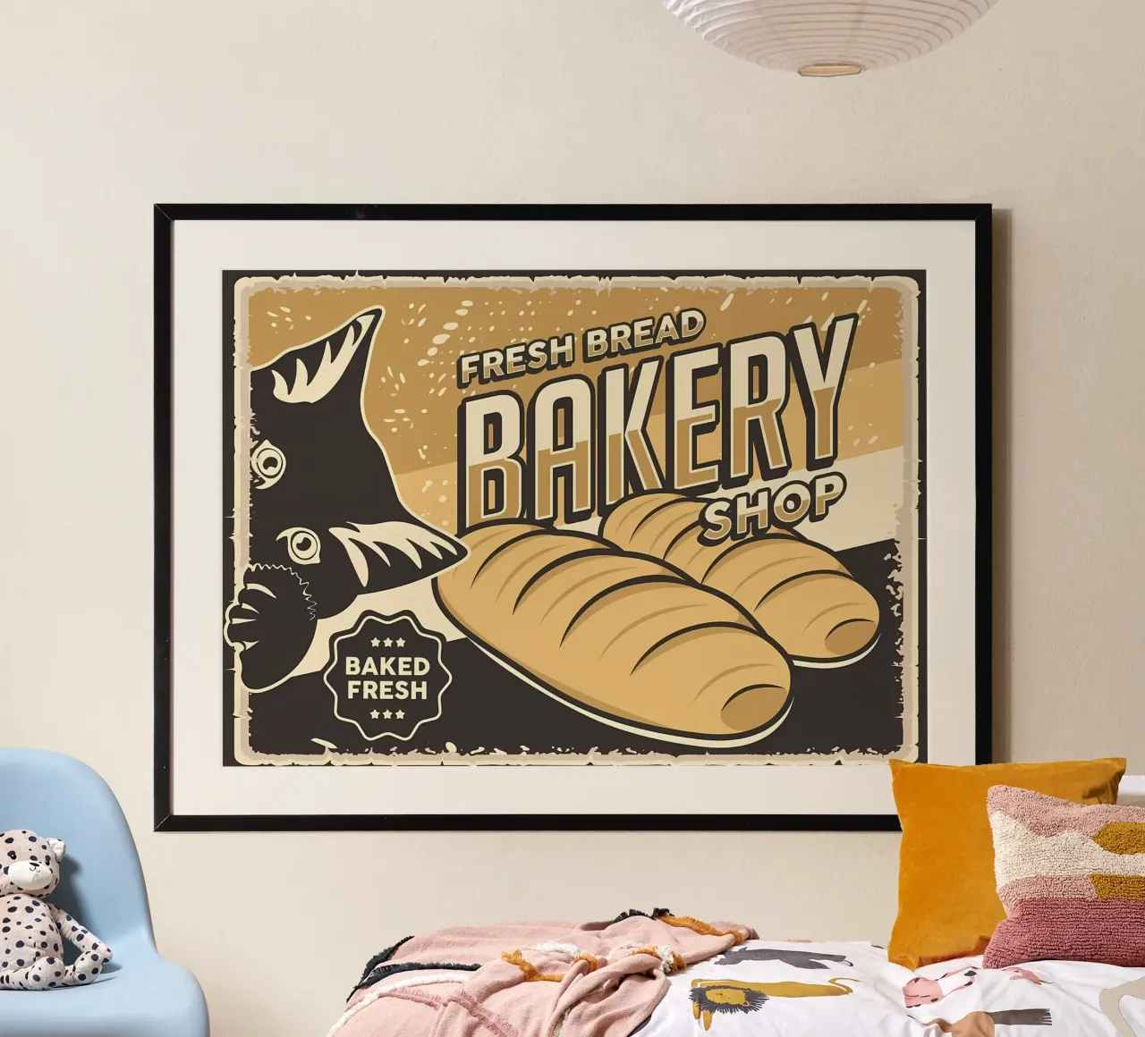 Pane fresco e negozio di gatti carta hahnemühle da Monique A Hooper