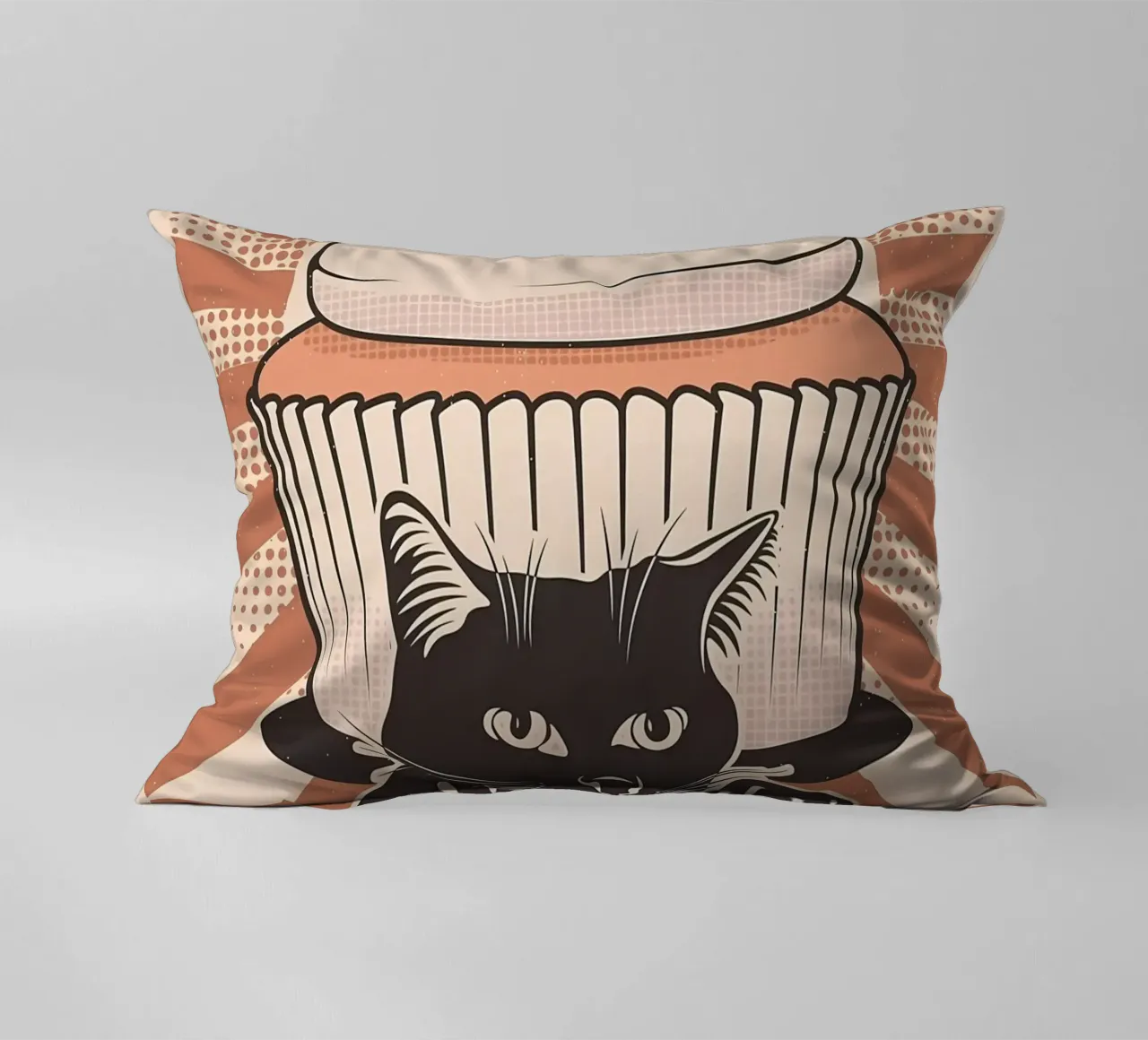 Cupcake Bakery e gatto cuscino da Monique A Hooper
