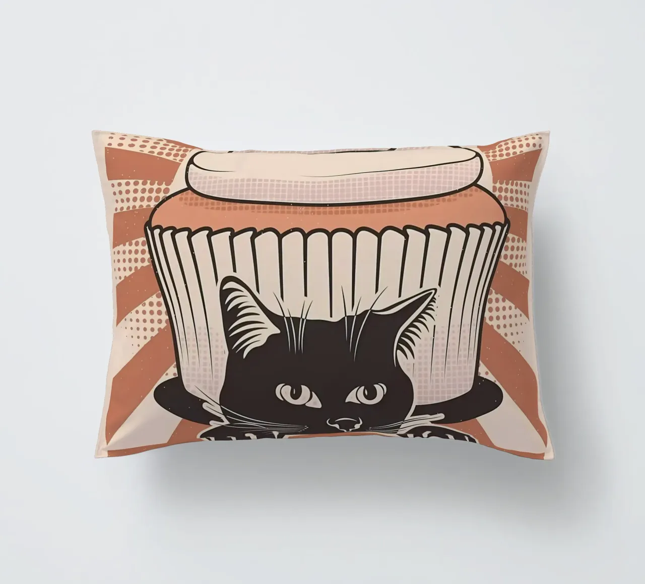 Cupcake Bakery e gatto cuscino da Monique A Hooper
