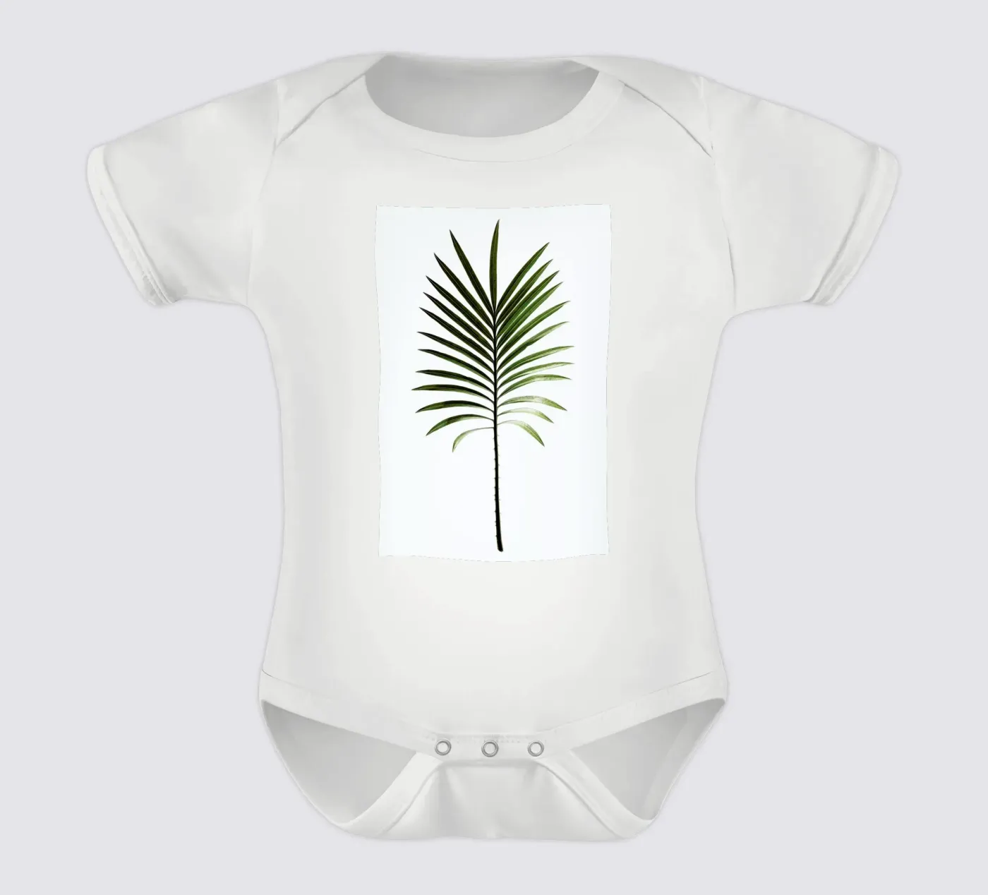 Leaf Study 4 short-sleeve baby romper by Shot By Clint