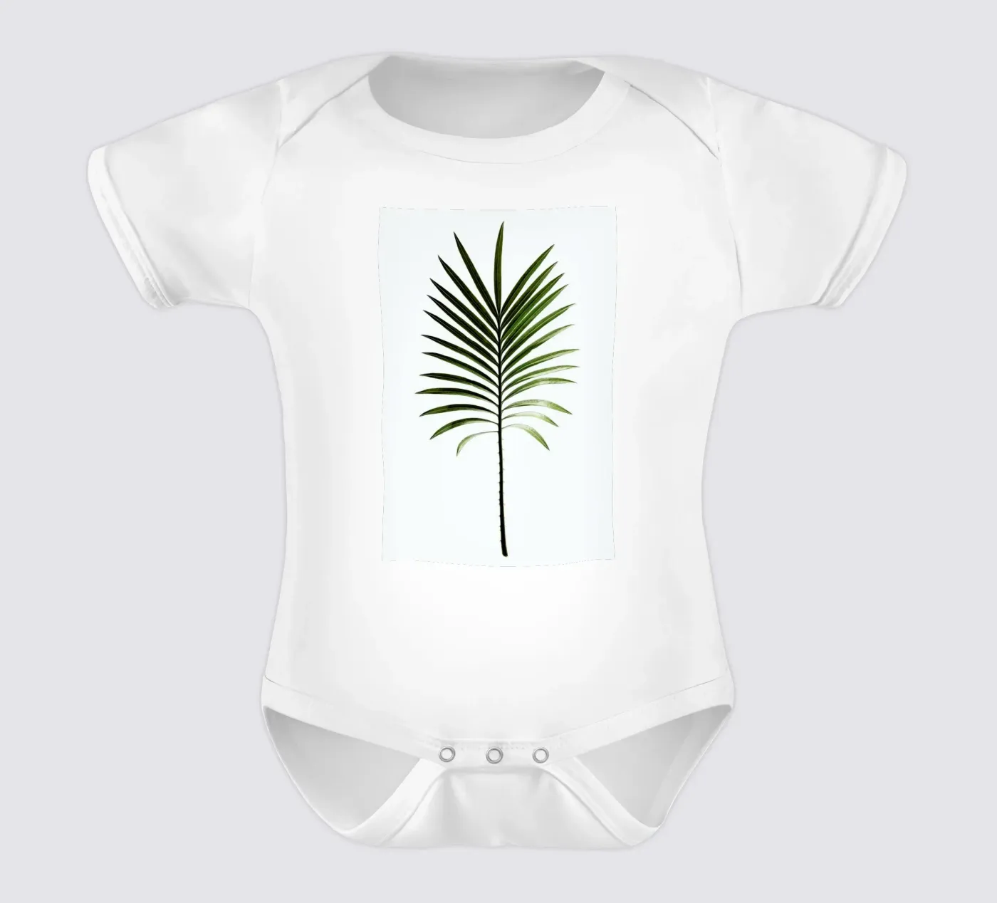 Leaf Study 4 short-sleeve baby romper by Shot By Clint