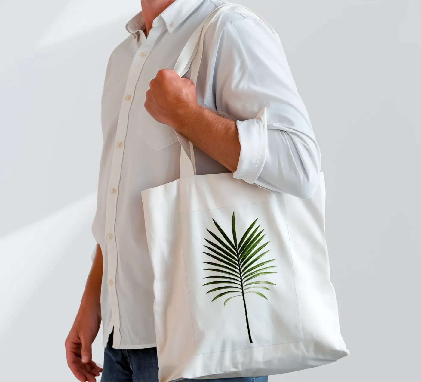 Leaf Study 4 borsa in juta da Shot By Clint