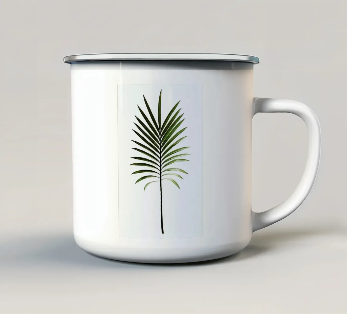 Leaf Study 4 enamel mug by Shot By Clint