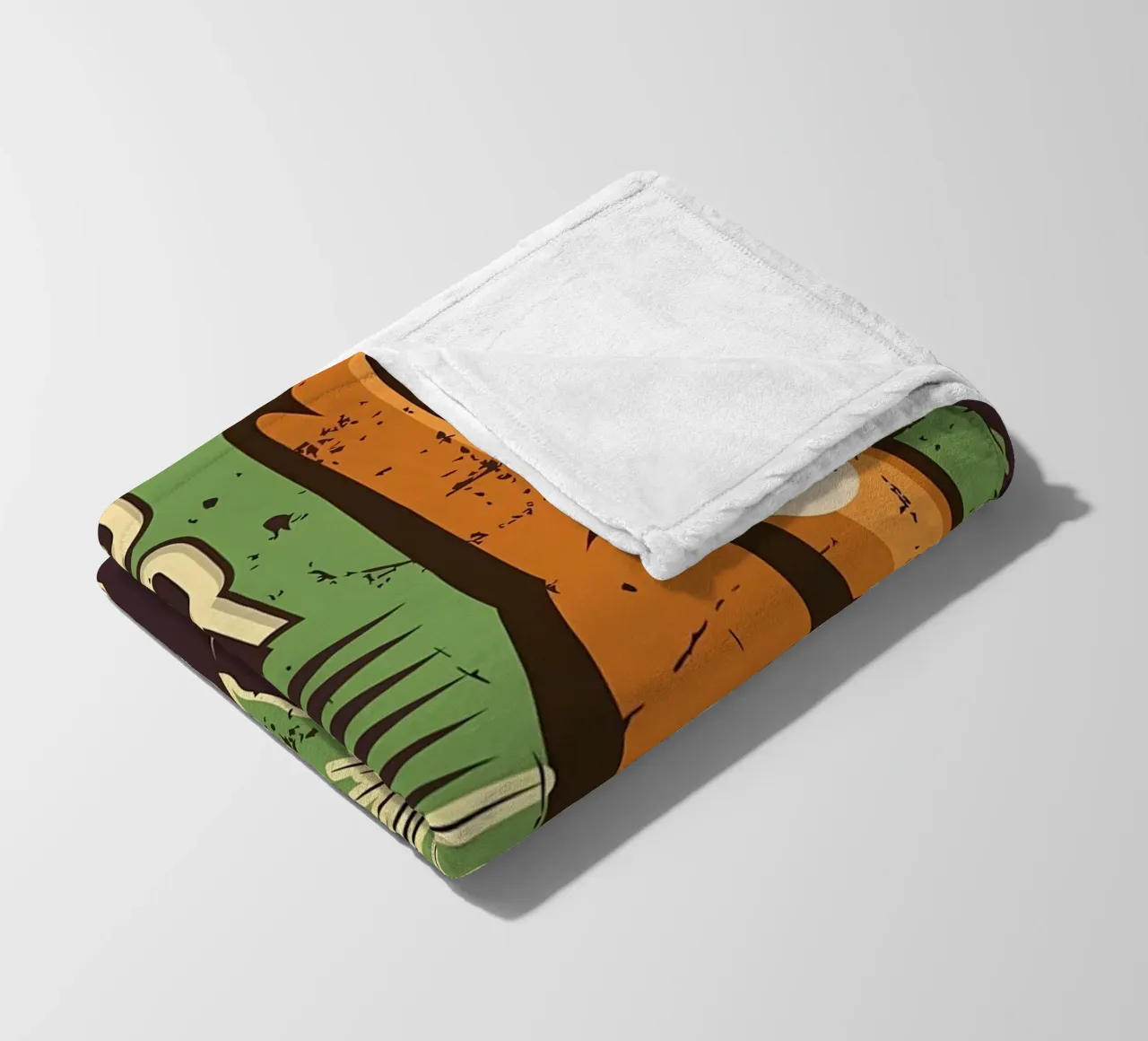 Cat cold beer fleece blanket by Monique A Hooper