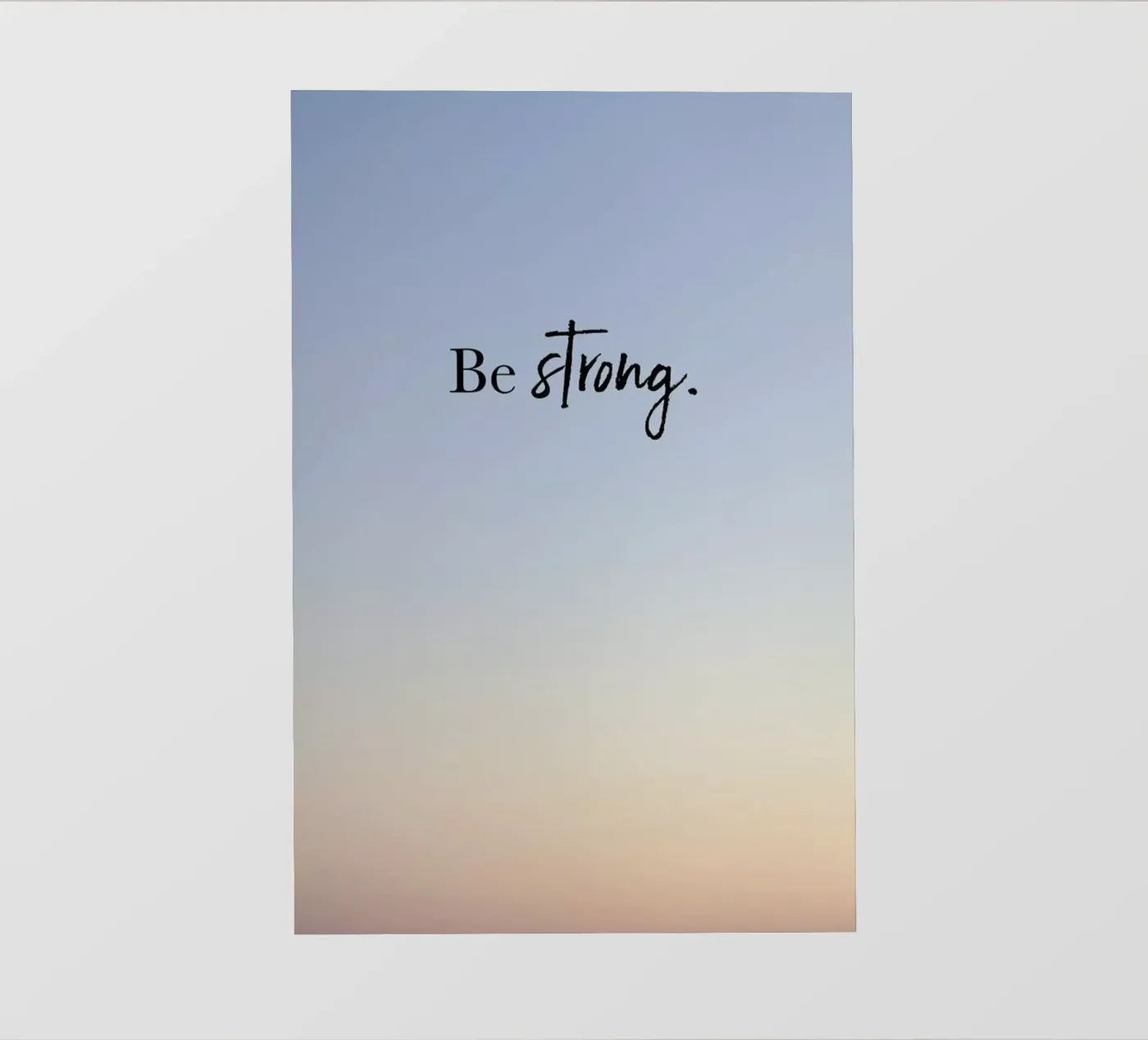 Be Strong pellicola backlit da Studio One