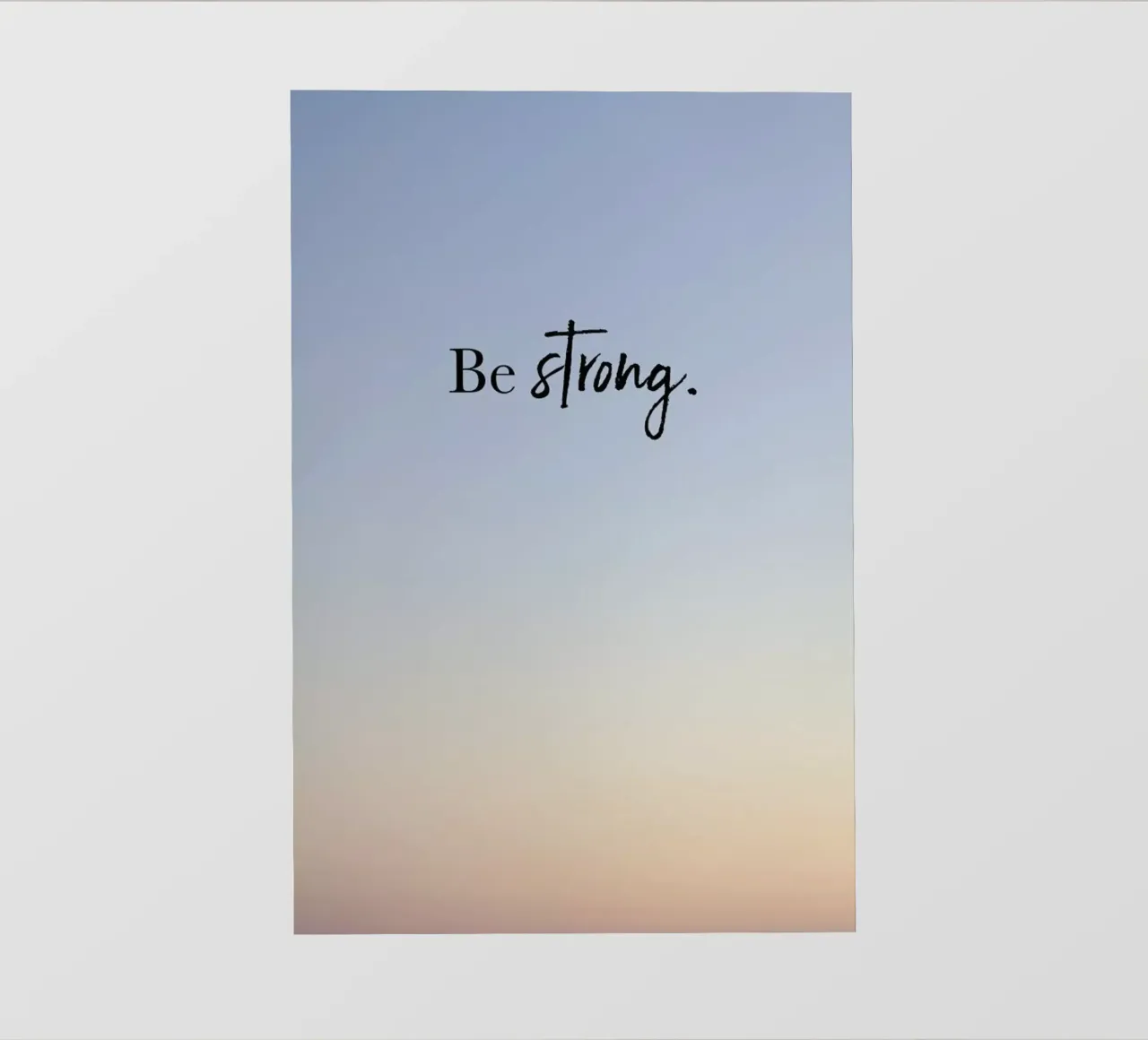 Be Strong telo in pvc da Studio One