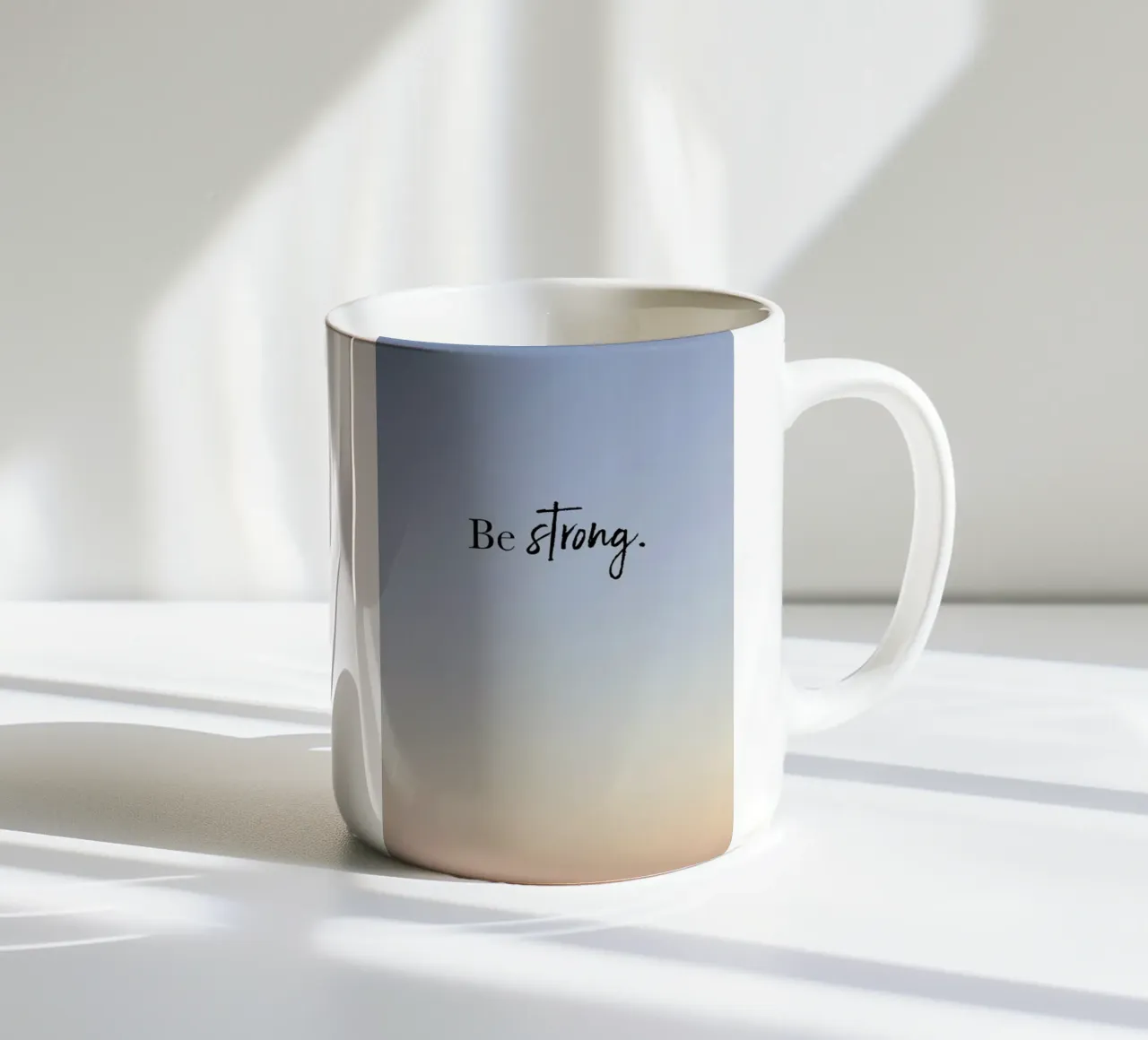 Be Strong tazza in ceramica da Studio One
