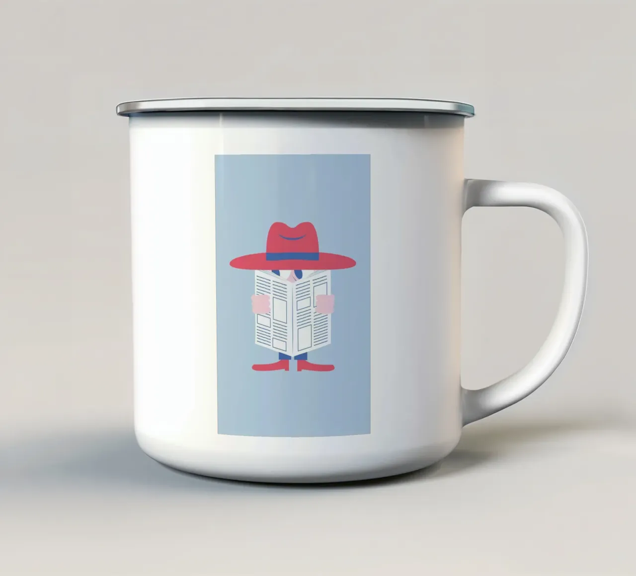 Incognito tazza in smalto da The Poster Kid