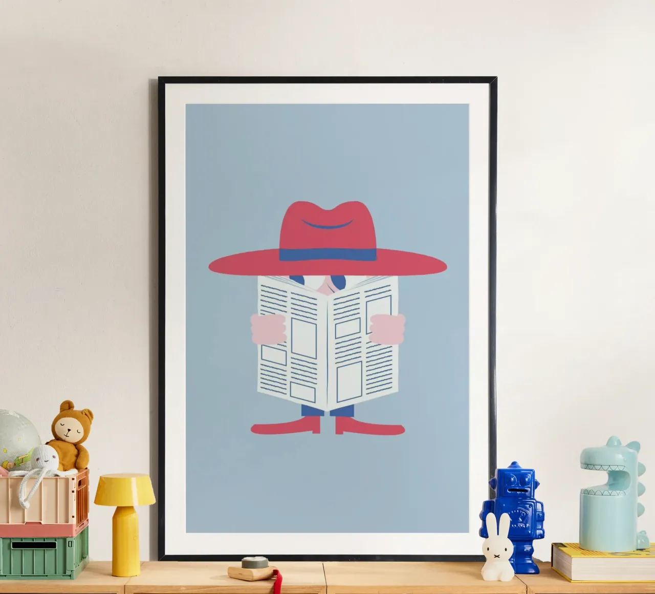 Incognito poster con telaio in plastica da The Poster Kid
