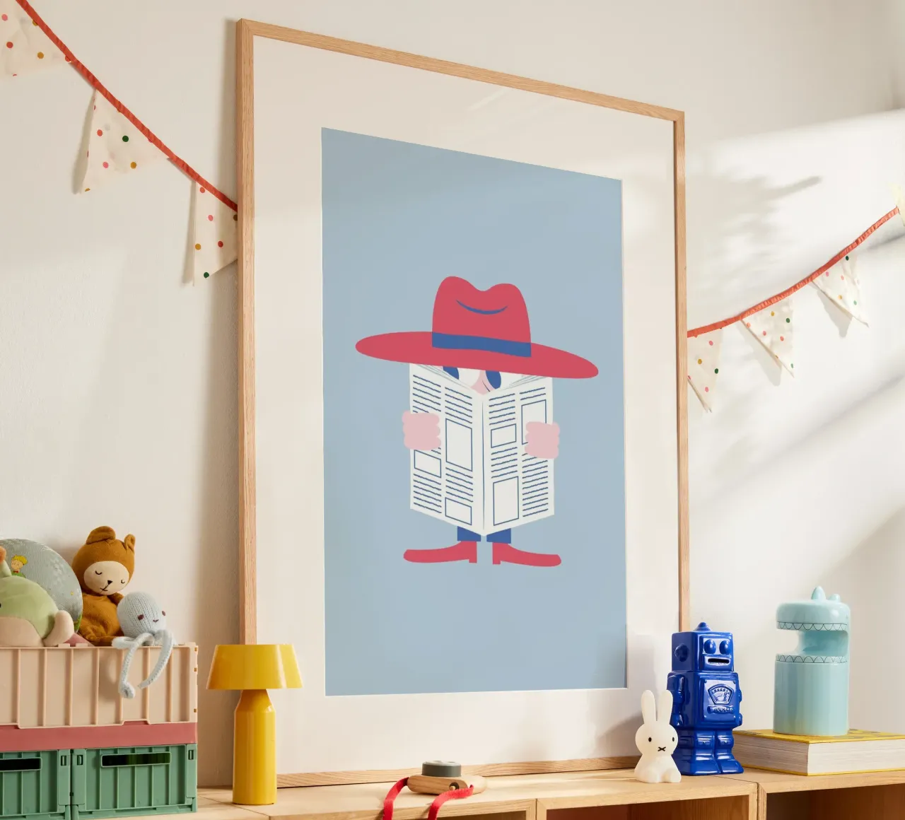 Incognito poster con telaio in plastica da The Poster Kid
