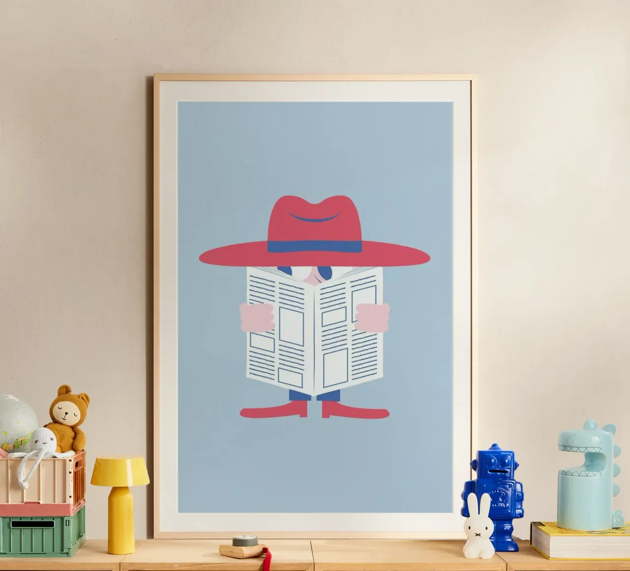 Incognito poster con telaio in plastica da The Poster Kid