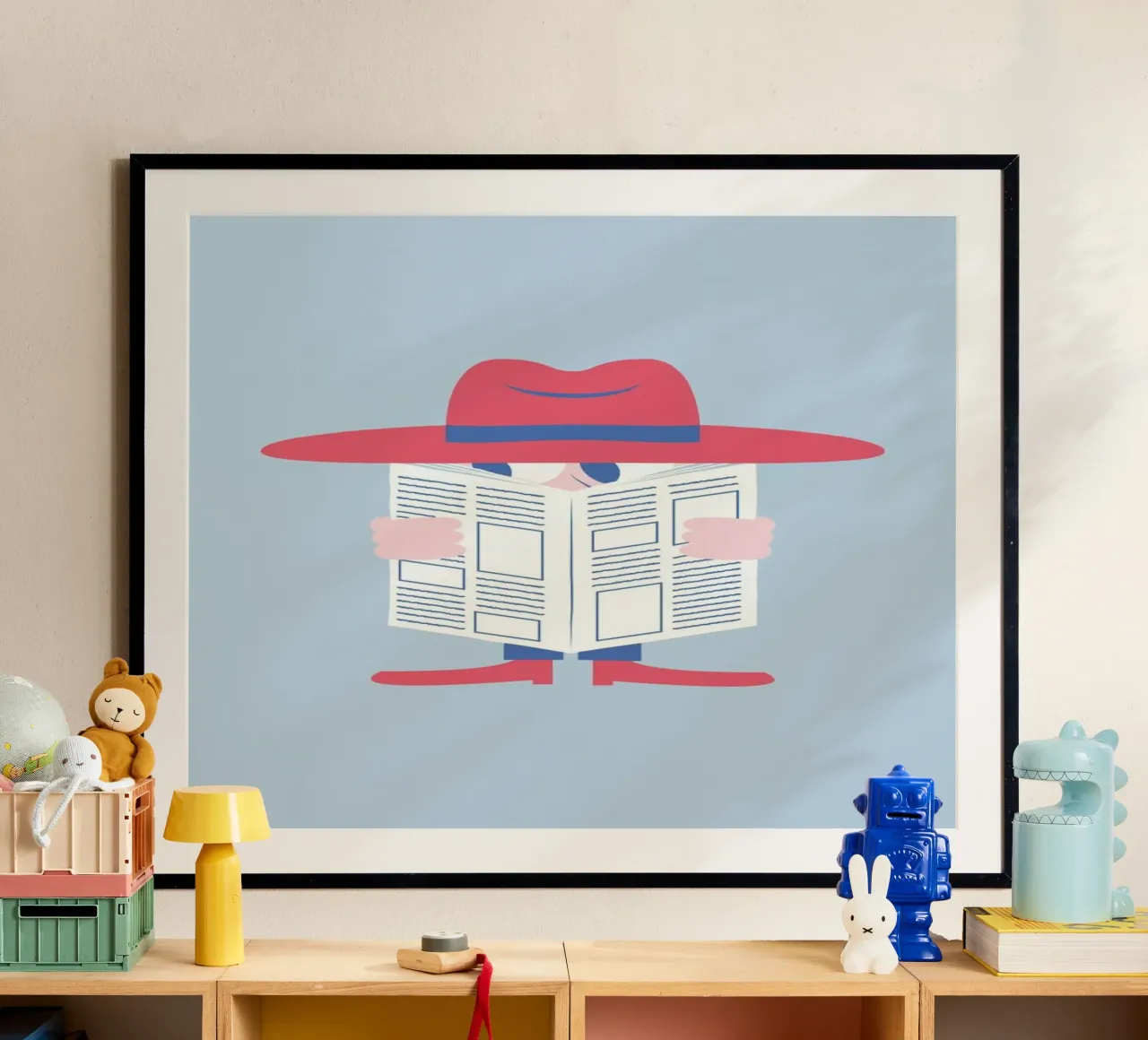 Incognito poster con telaio in plastica da The Poster Kid
