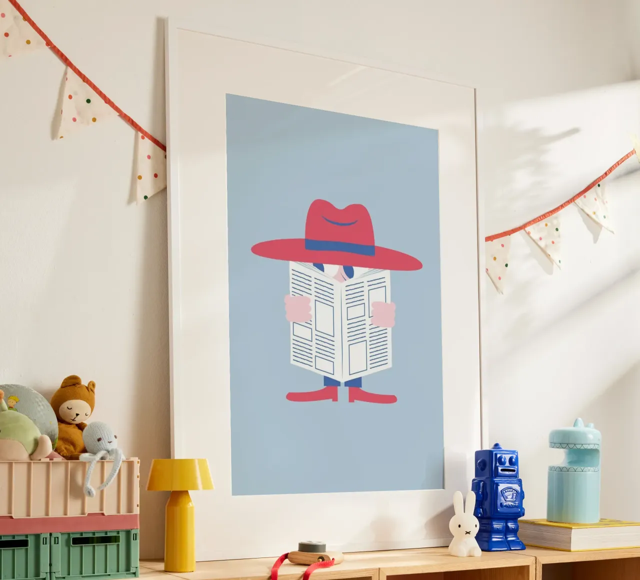 Incognito poster con telaio in plastica da The Poster Kid