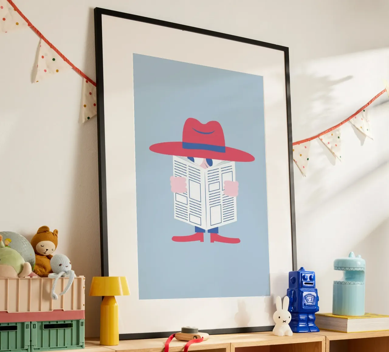 Incognito poster con telaio in plastica da The Poster Kid
