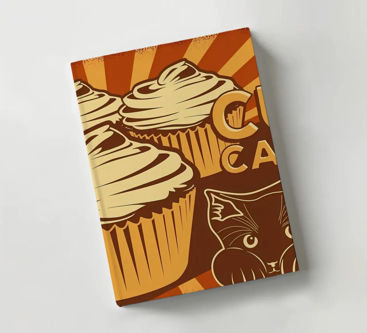 Funny cat cupcakes notebook by Monique A Hooper