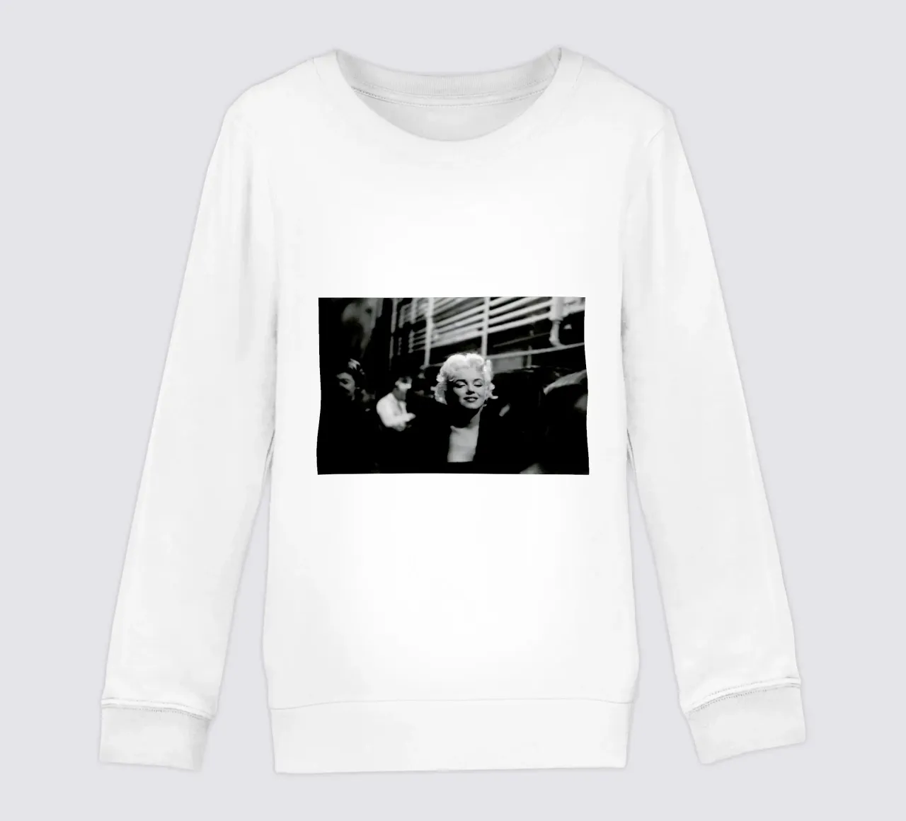 Marilyn Monroe on Subway felpa bambino da Gallery Print and Art Limited