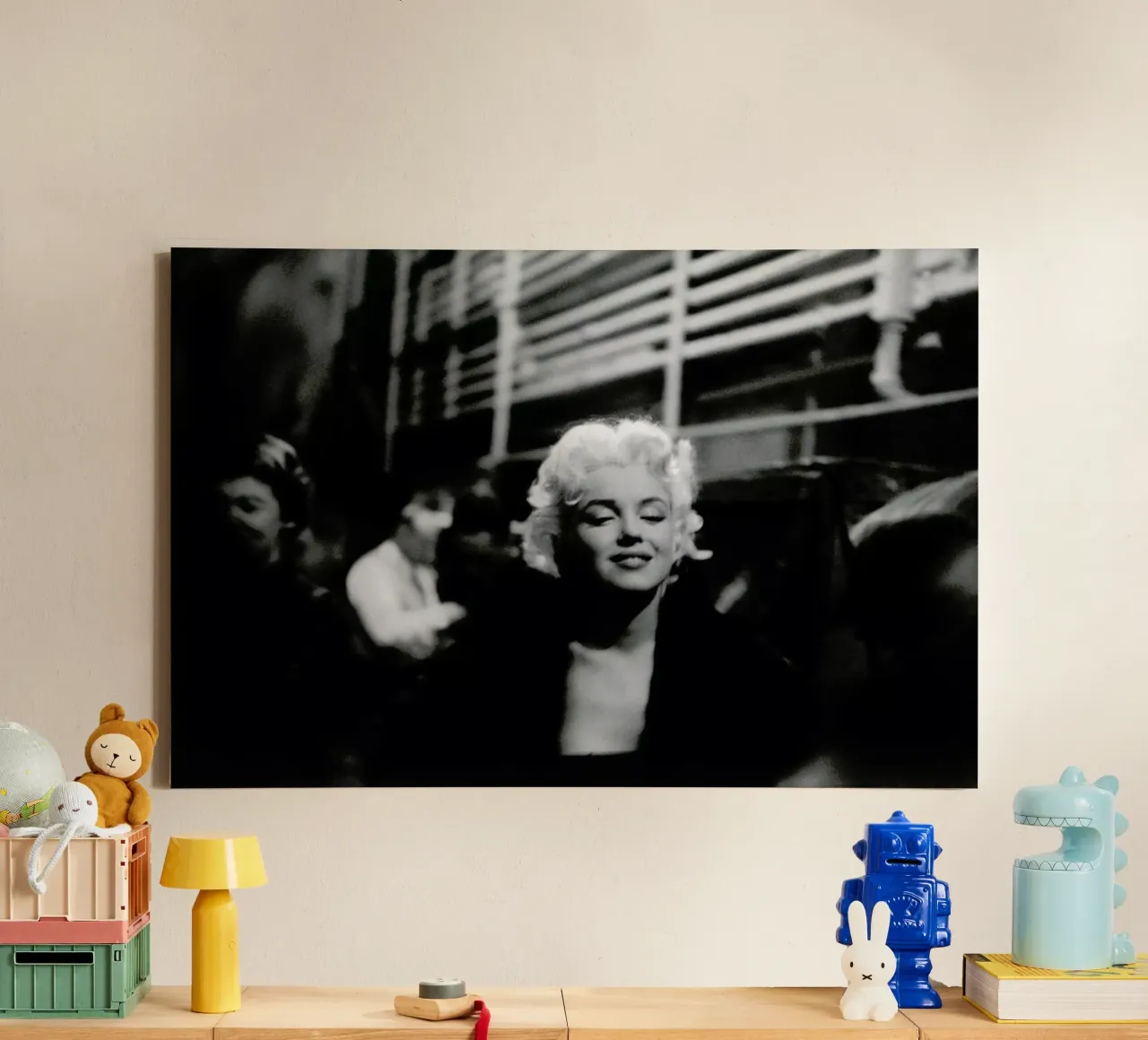 Marilyn Monroe on Subway canvas by Gallery Print and Art Limited