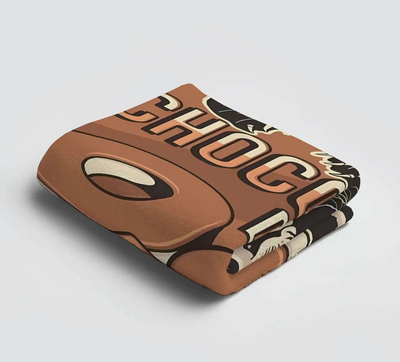 Chocolate donuts and cat towel by Monique A Hooper