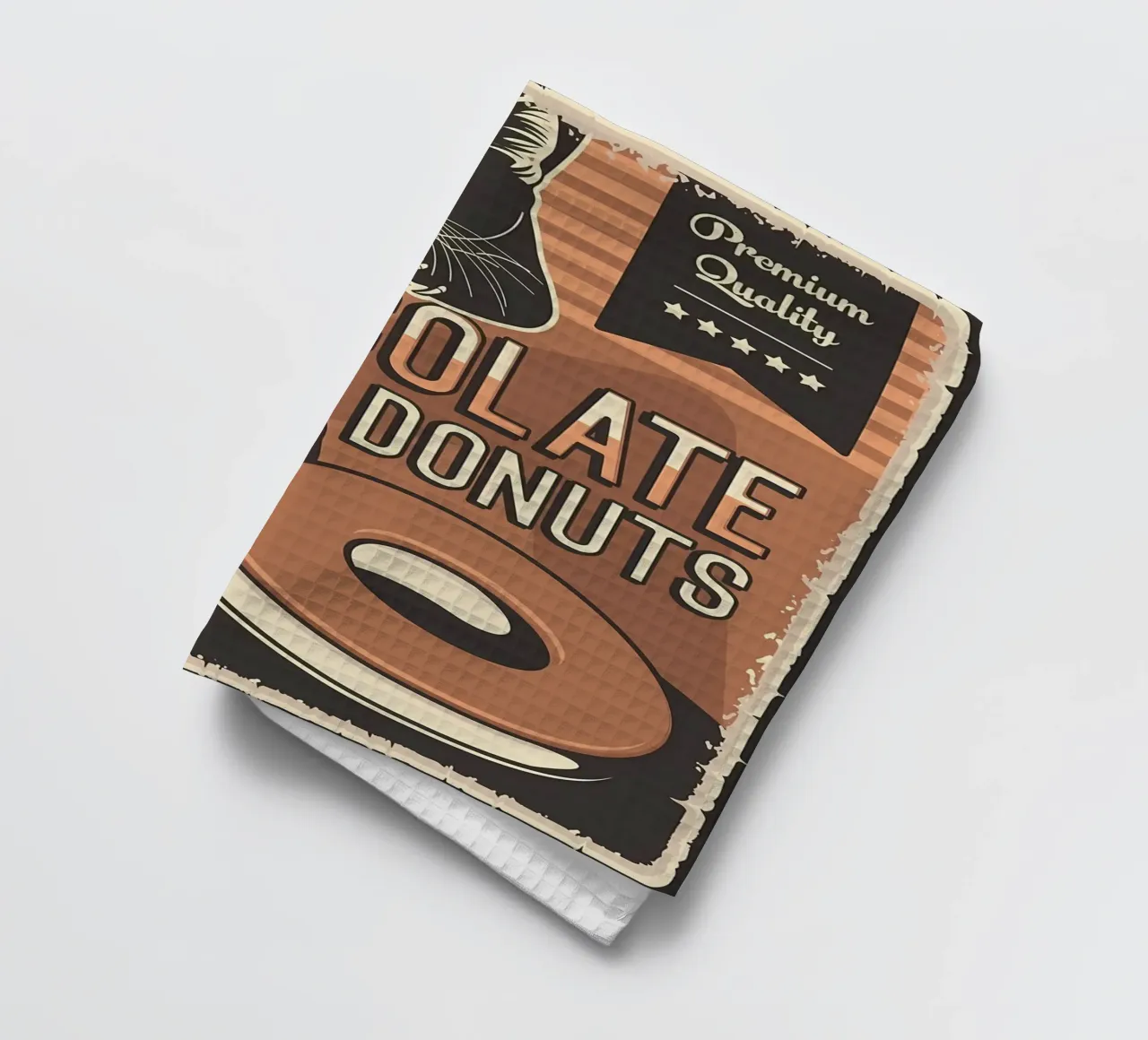 Beignets au chocolat et chat torchon de Monique A Hooper