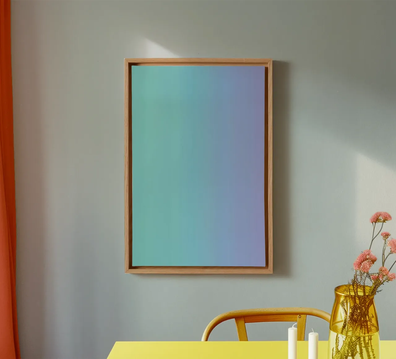 Mint Dusk tela con Cornice a cassetta da Oh Darling