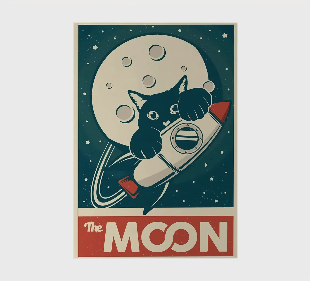 Cat and Moon notebook by Monique A Hooper