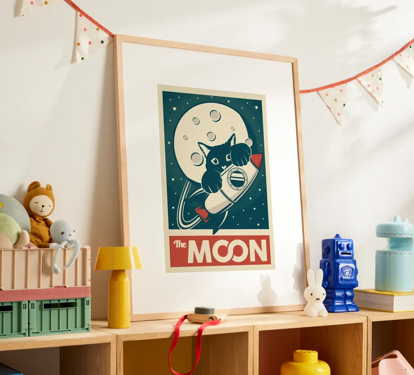 Gatto e Luna poster da Monique A Hooper