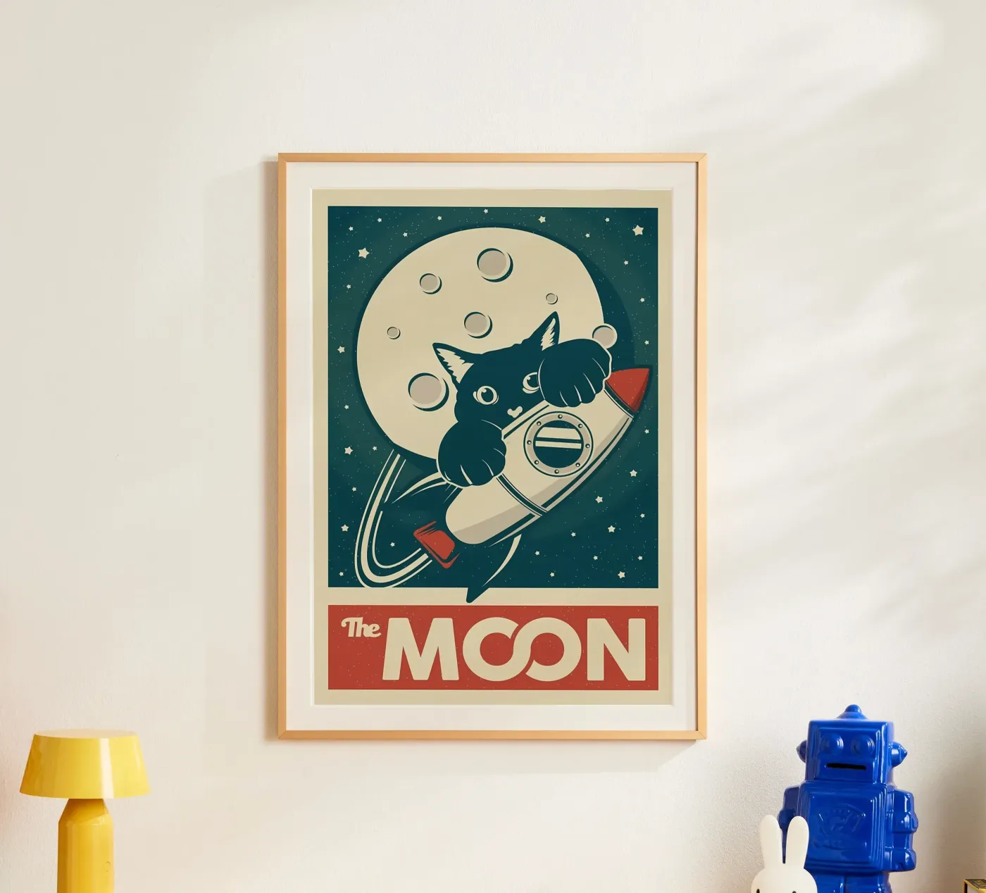 Gatto e Luna poster da Monique A Hooper