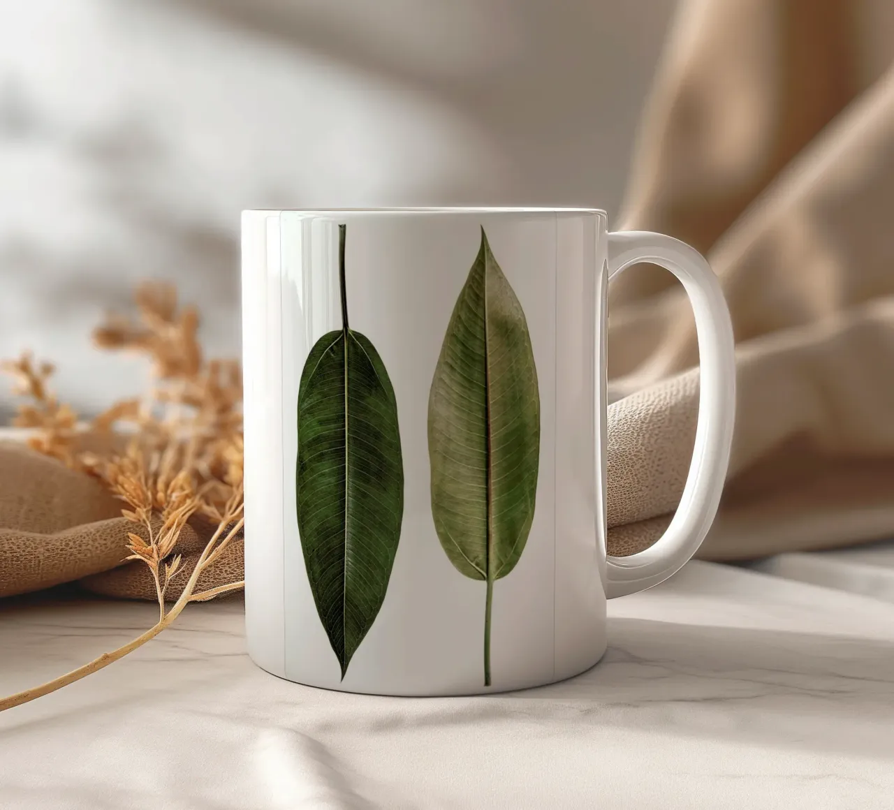 Leaf Study 5 ceramic mug by Shot By Clint