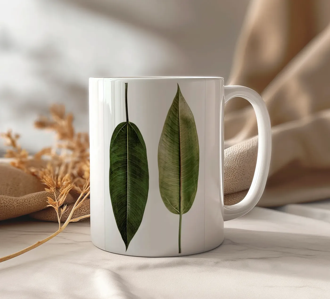 Leaf Study 5 ceramic mug by Shot By Clint