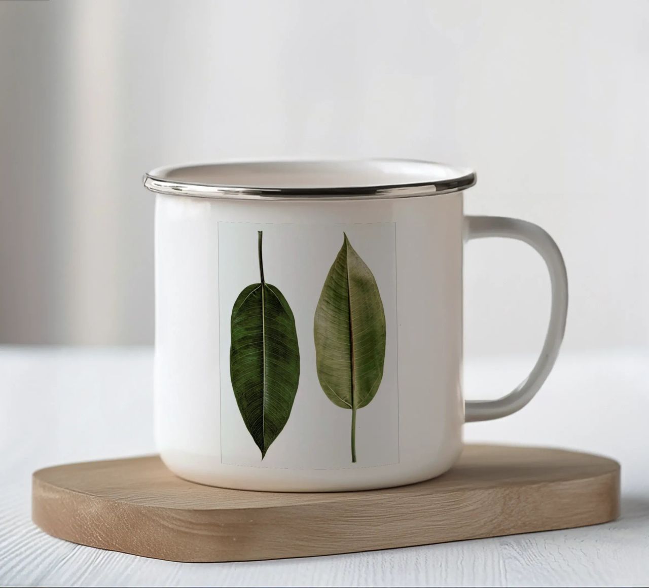 Leaf Study 5 tazza in smalto da Shot By Clint