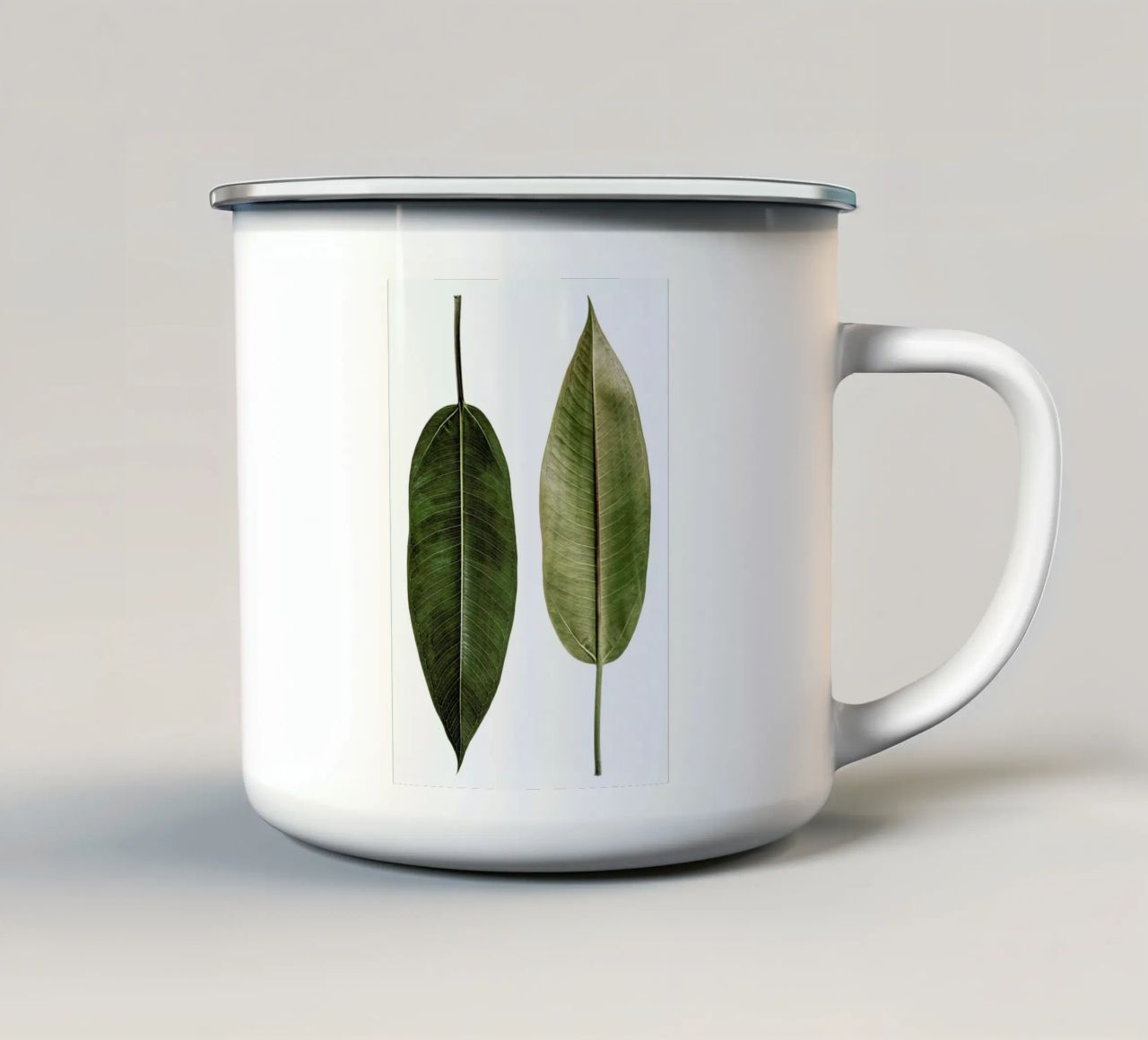 Leaf Study 5 tazza in smalto da Shot By Clint