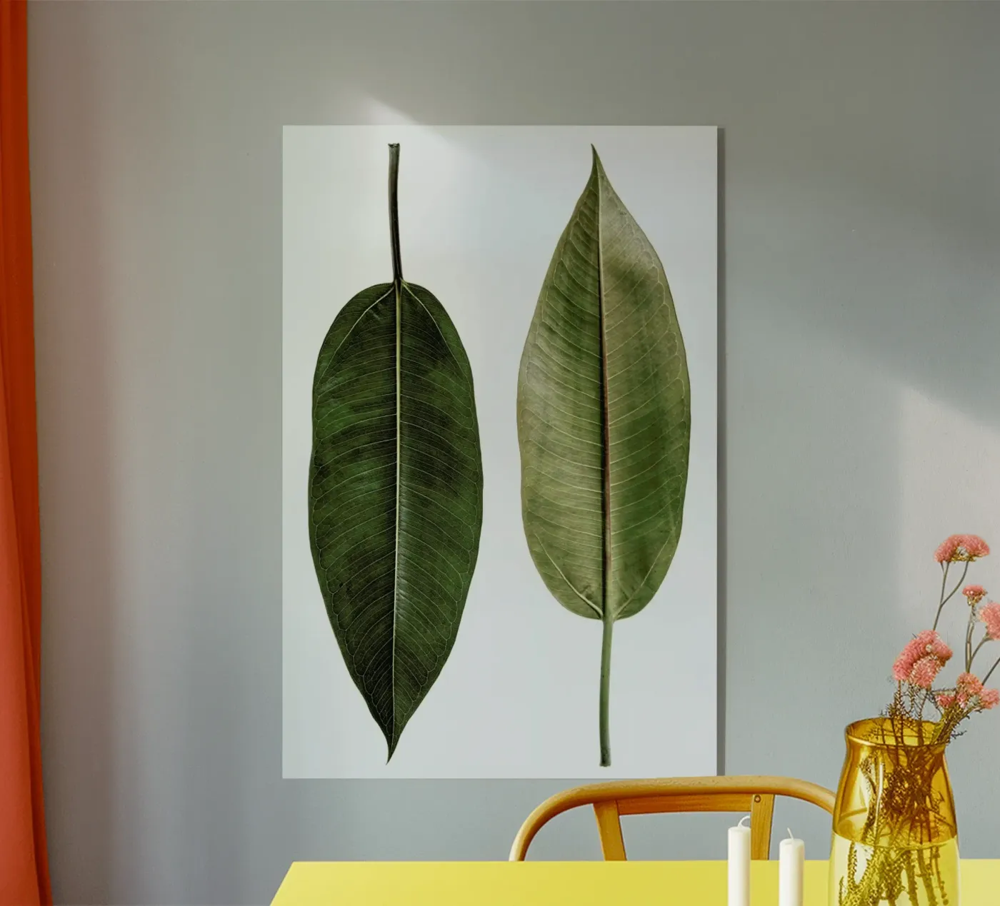 Leaf Study 5 acryl van Shot By Clint