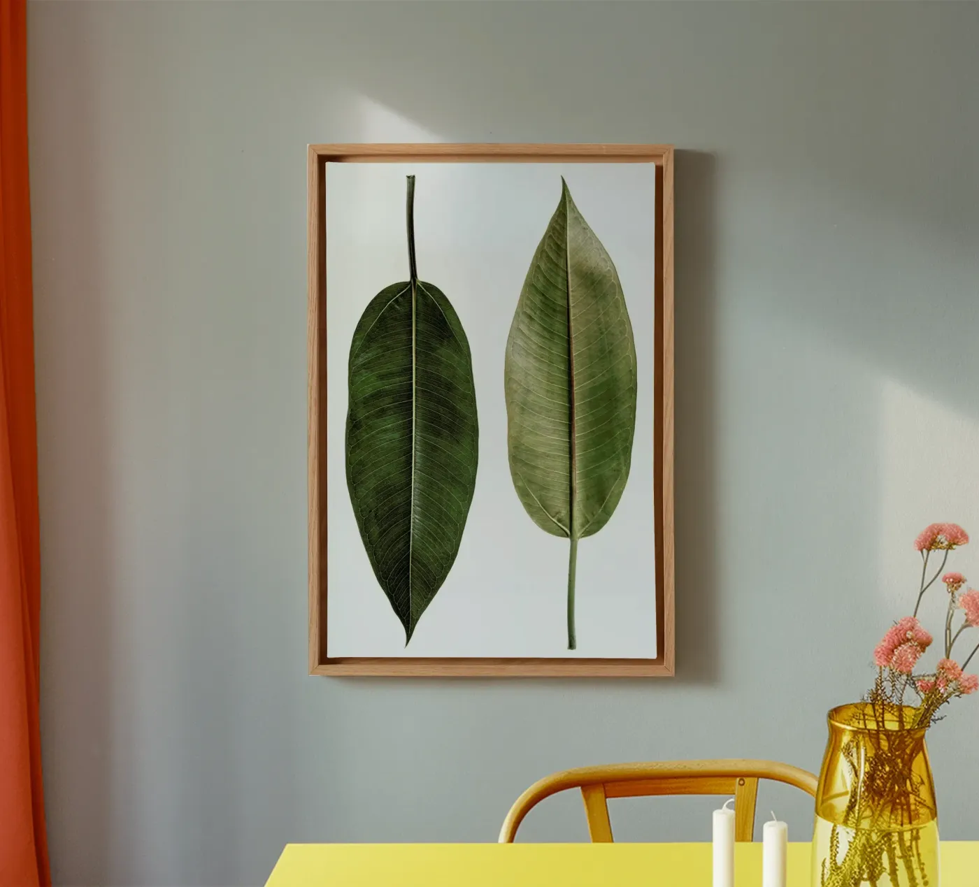 Leaf Study 5 canvas van Shot By Clint