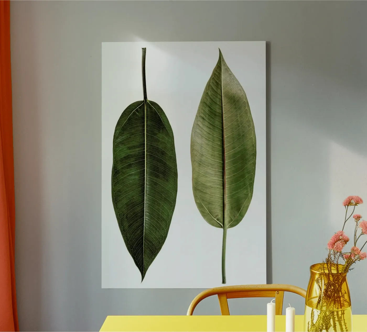 Leaf Study 5 canvas van Shot By Clint