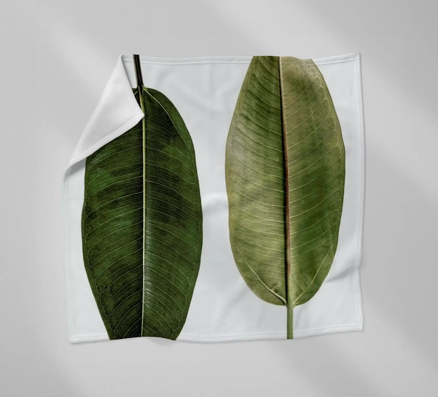 Leaf Study 5 Fleecedecke von Shot By Clint