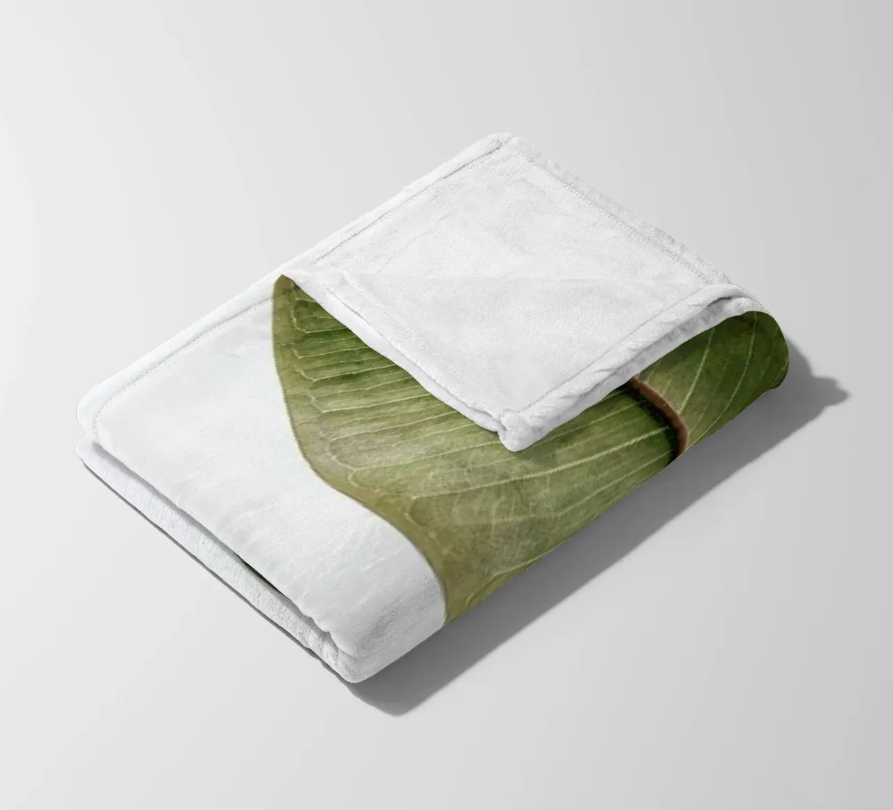 Leaf Study 5 Fleecedecke von Shot By Clint