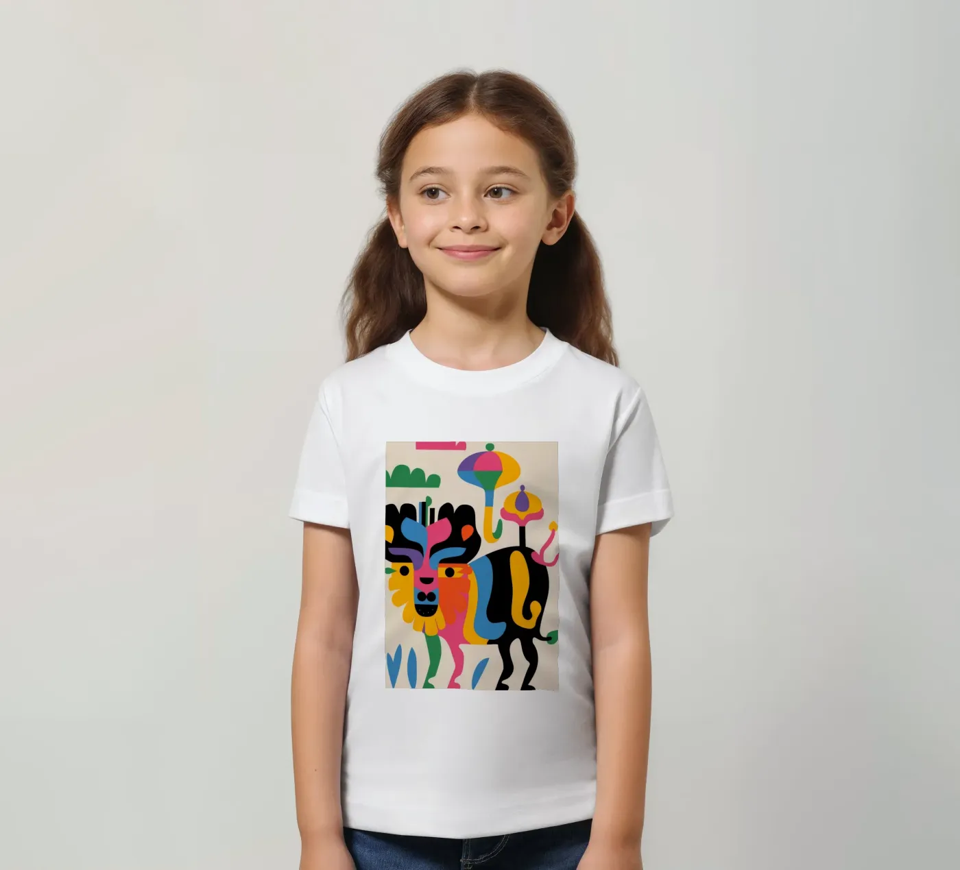 Bull and Shapes t-shirt bambini da Seren Liodra