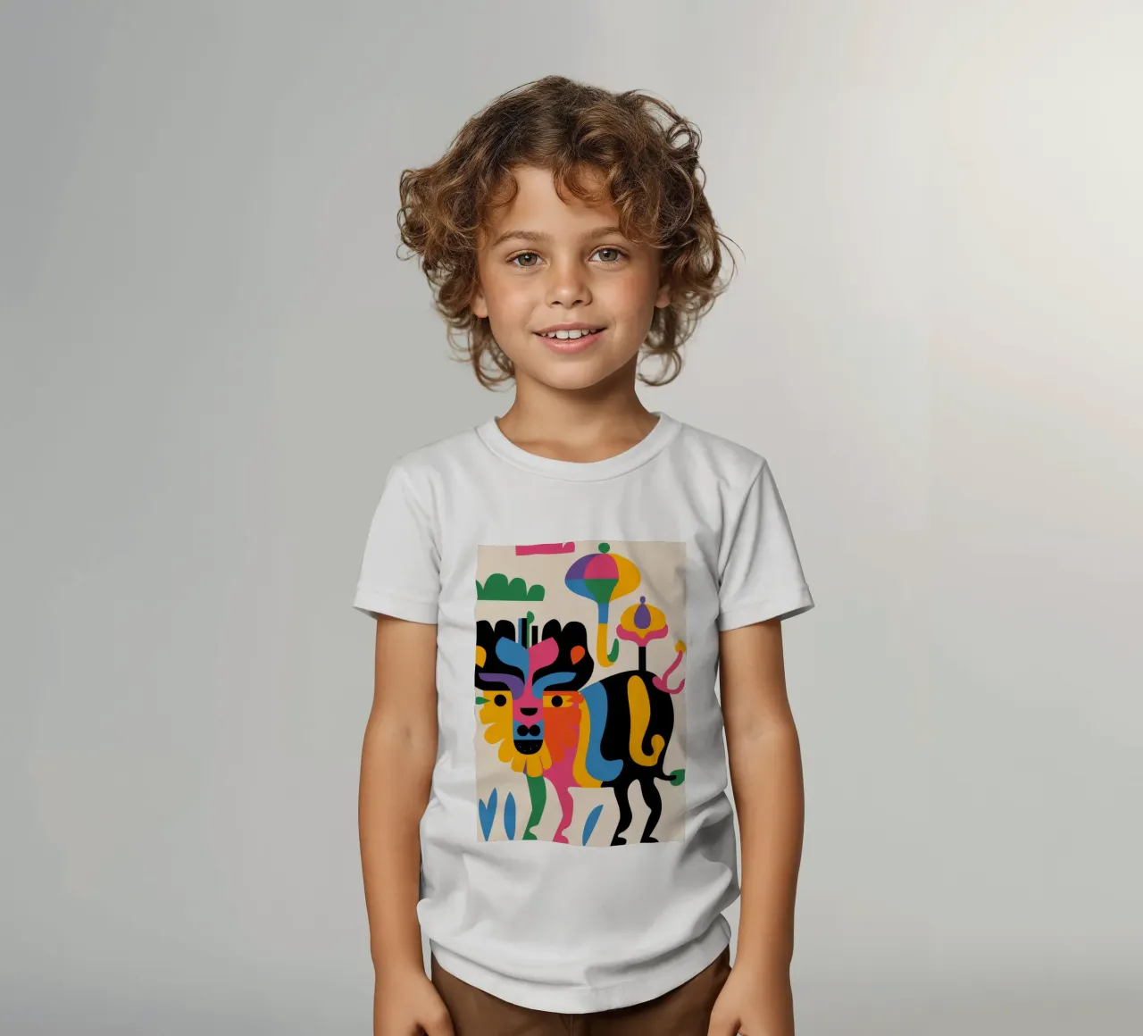 Toro e forme t-shirt bambini da Seren Liodra
