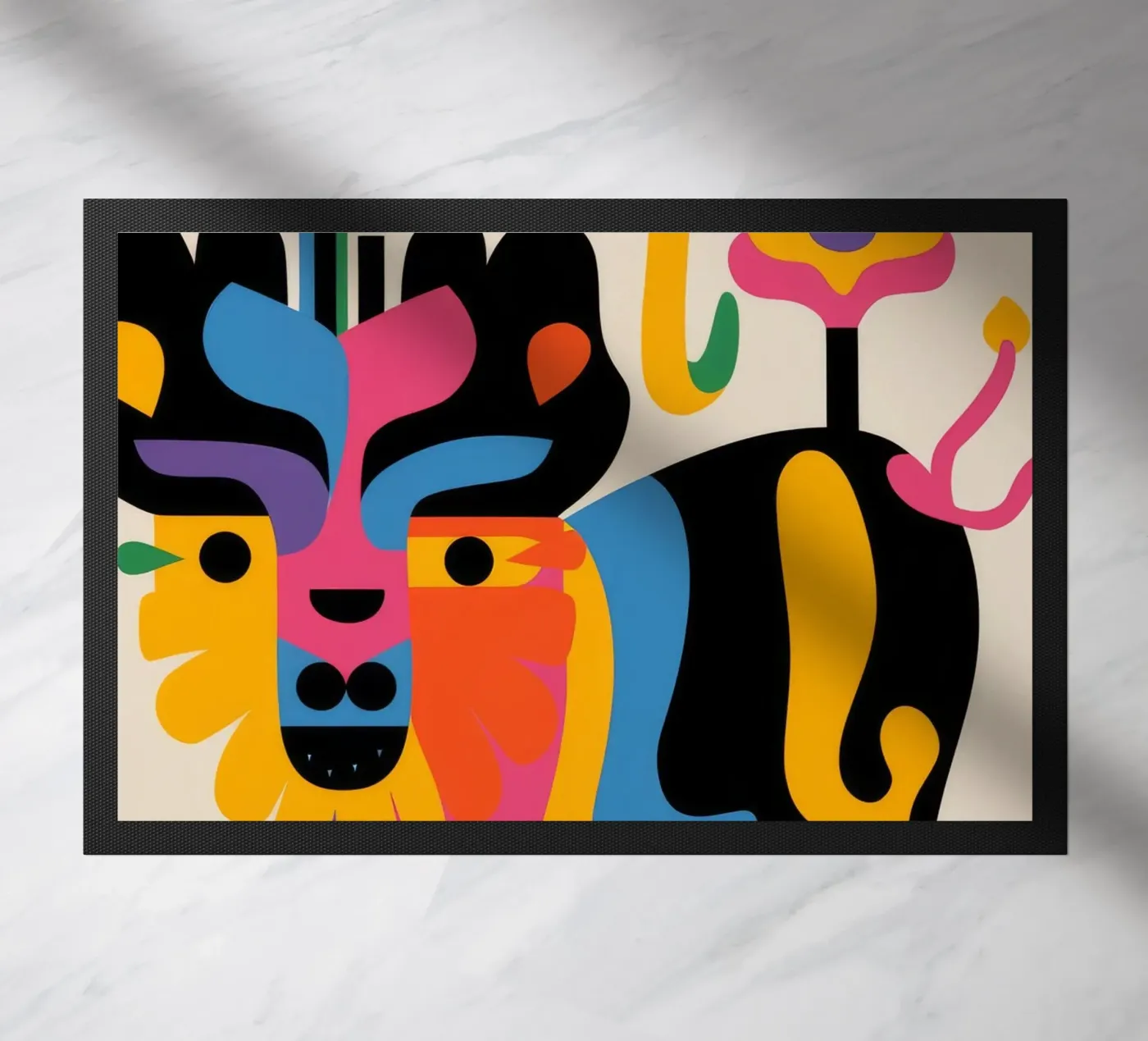 Bull and Shapes Fußmatte von Seren Liodra