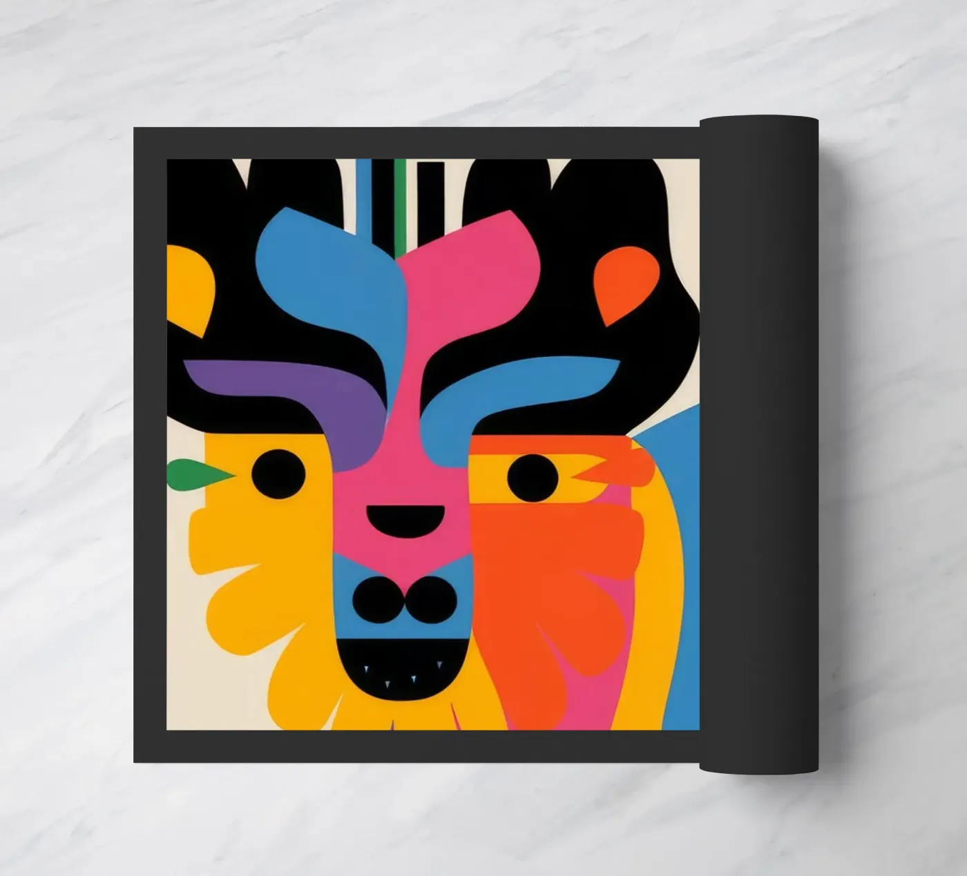 Bull and Shapes Fußmatte von Seren Liodra