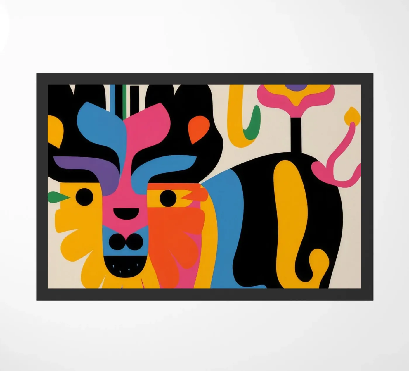 Bull and Shapes Fußmatte von Seren Liodra