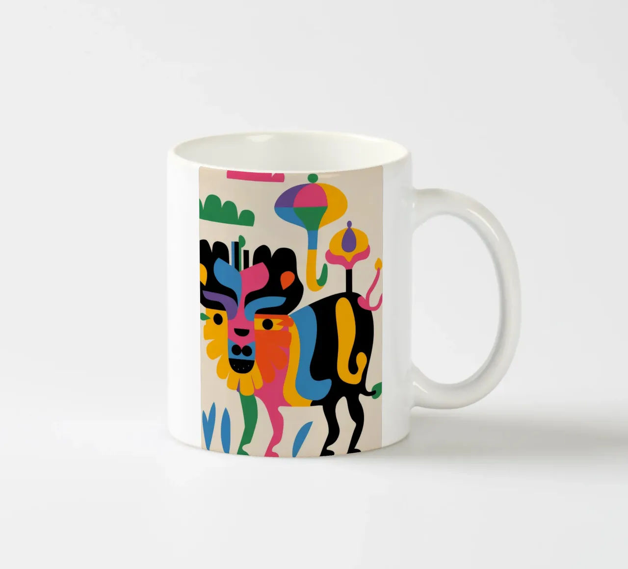 Toro e forme tazza in ceramica da Seren Liodra