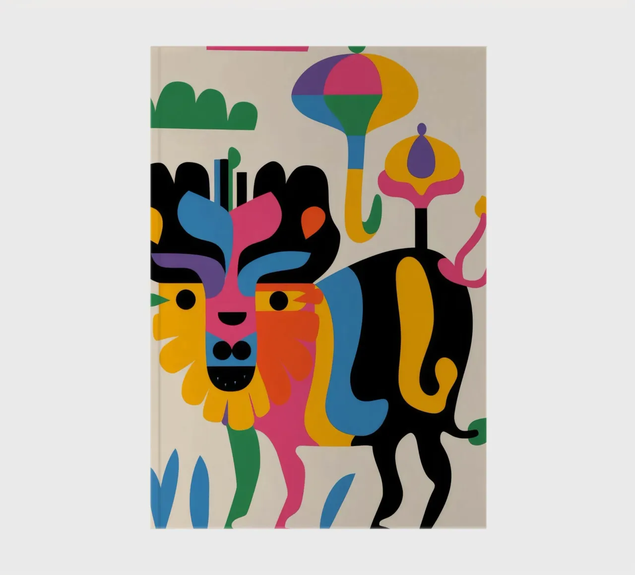 Bull and Shapes notebook by Seren Liodra