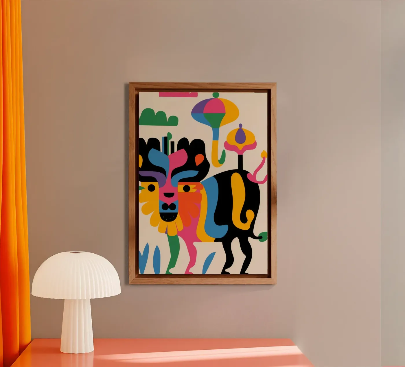 Bull and Shapes alluminio dibond da Seren Liodra