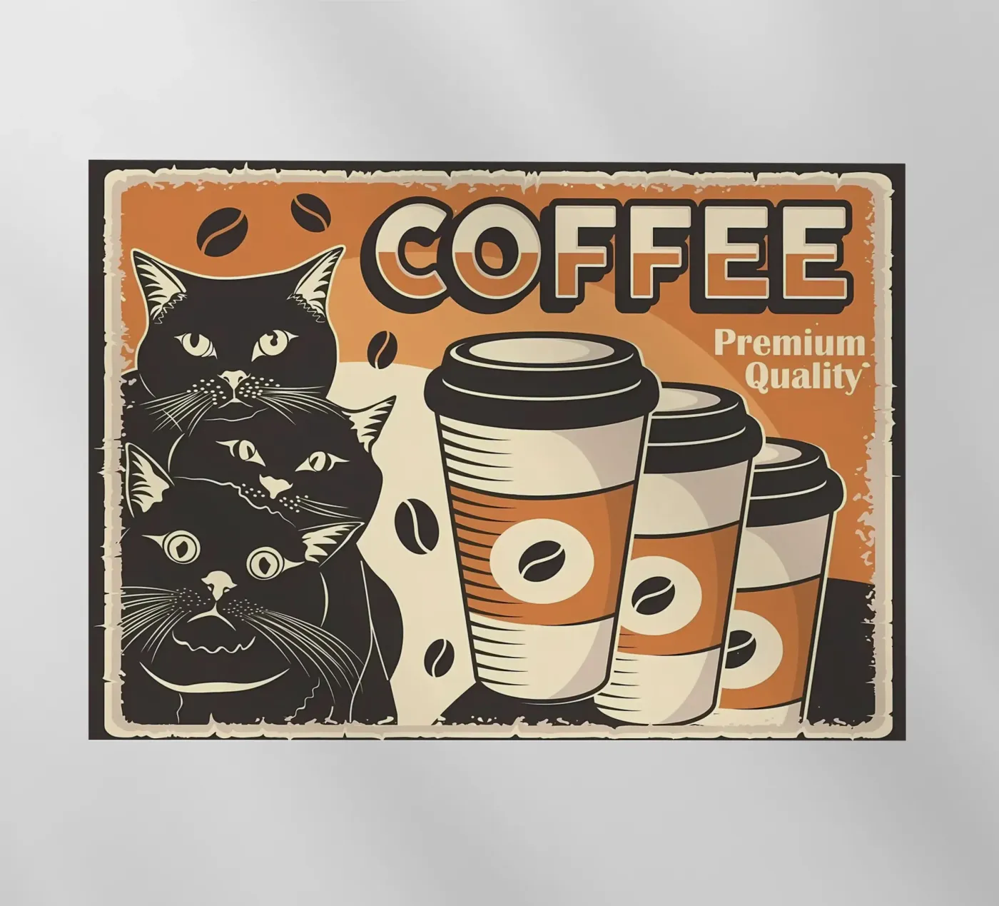 Coffee and Cats pellicola backlit da Monique A Hooper