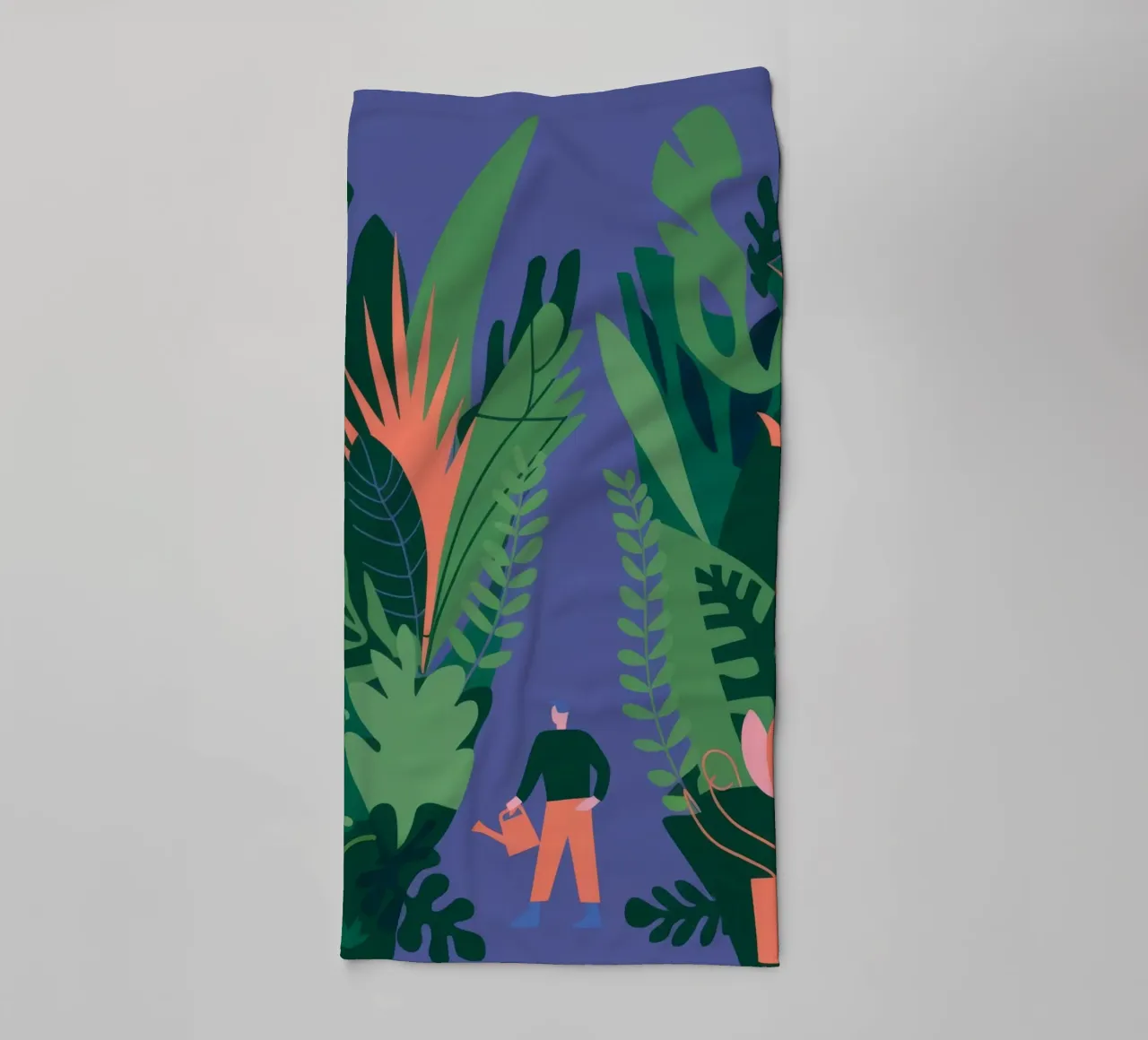 Jungle and Leopard towel by Seren Liodra