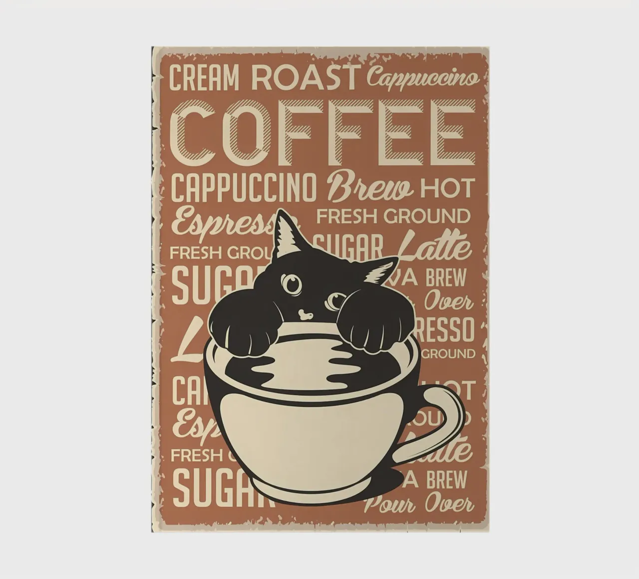 Cat and Coffee 4 notebook by Monique A Hooper